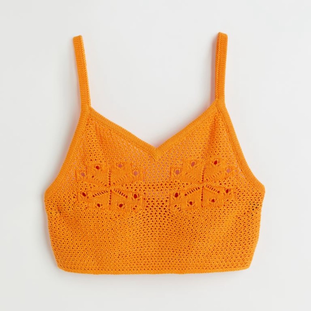Knit Crop top XS 🍊